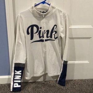 Pink athletic sweatshirt